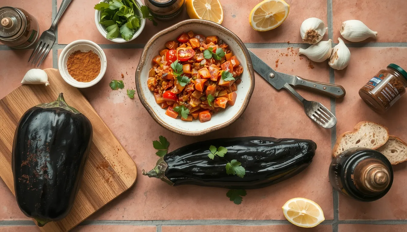 aubergines a la marocaine
