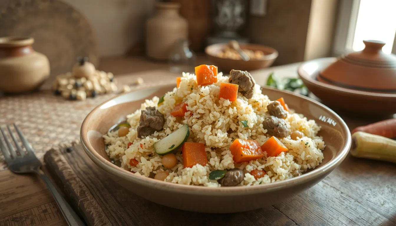 couscous presentation