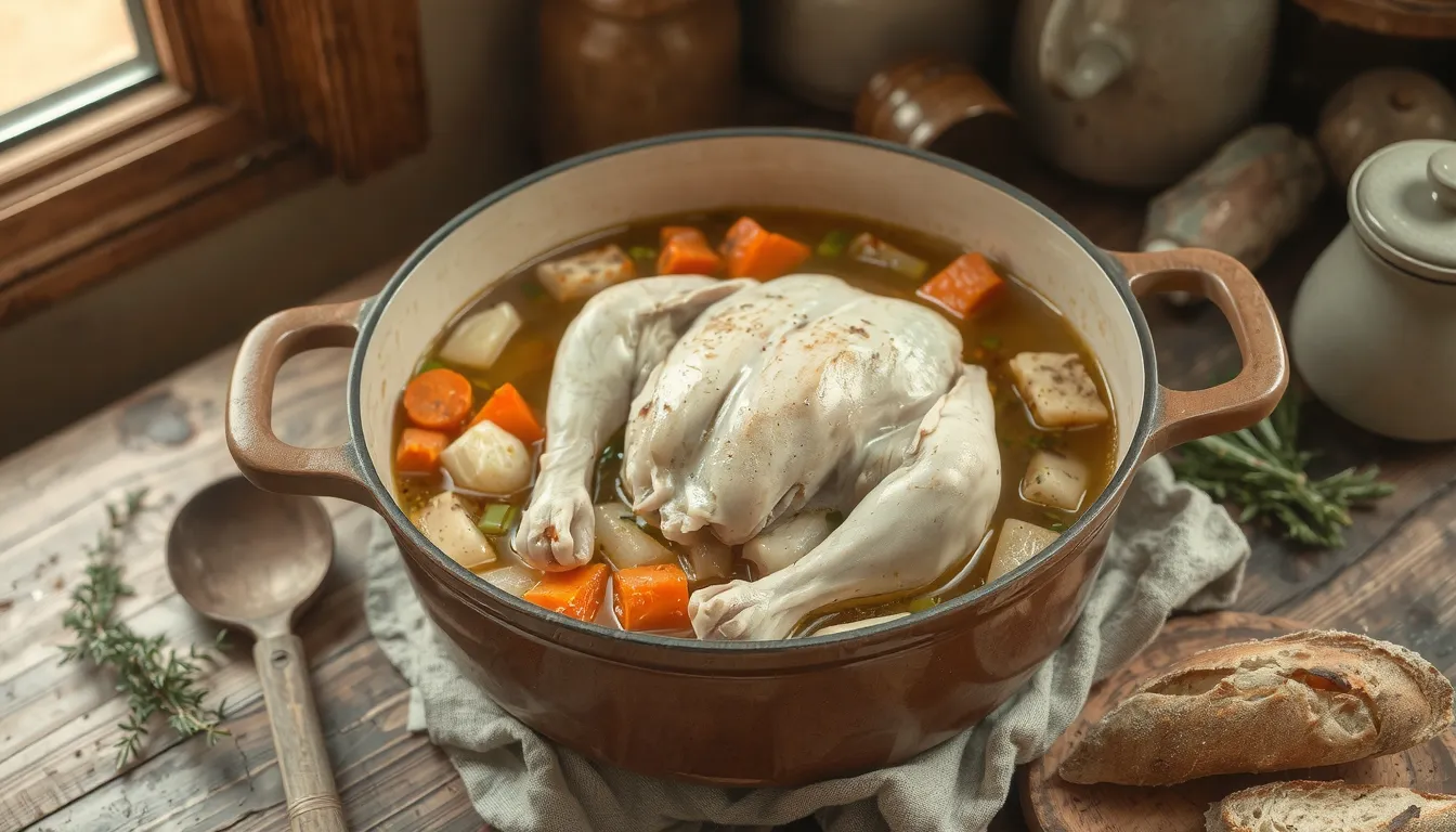 Poule au pot traditionnelle