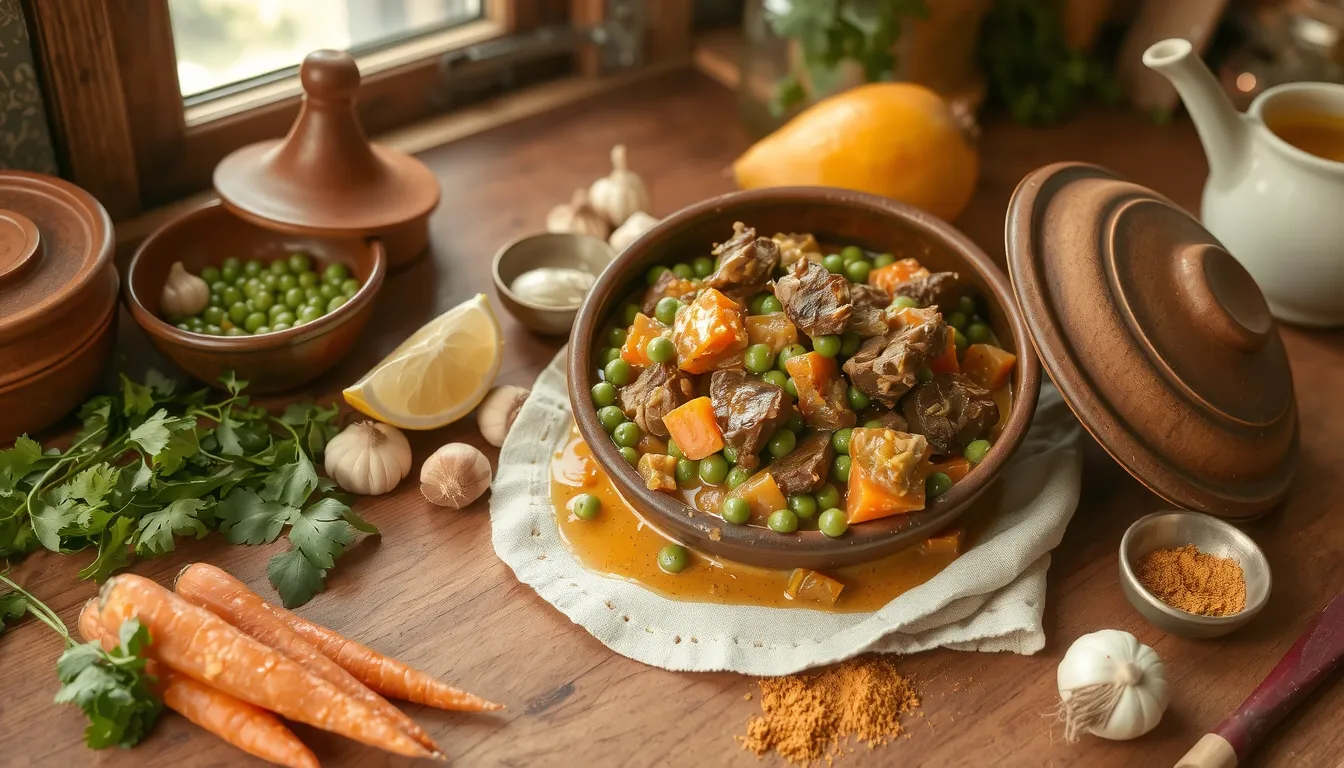 recette petit pois marocaine