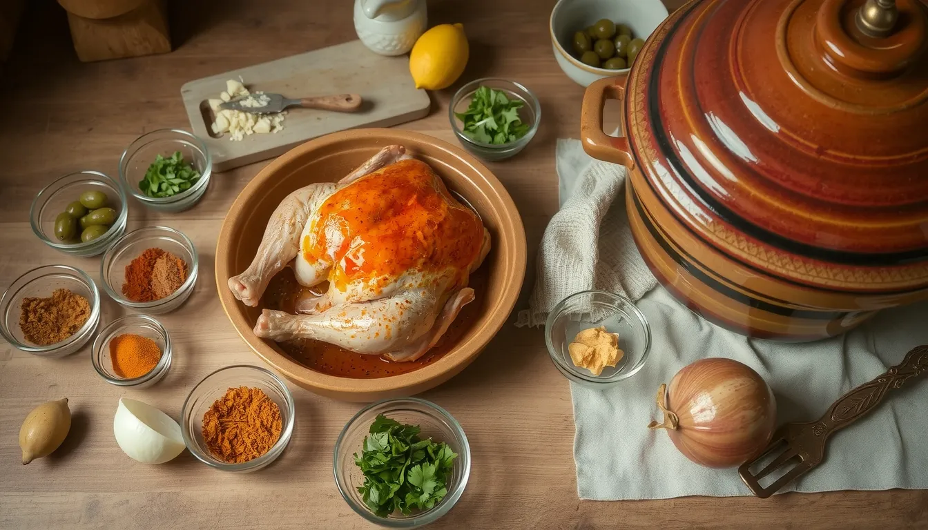 recette marocaine au poulet