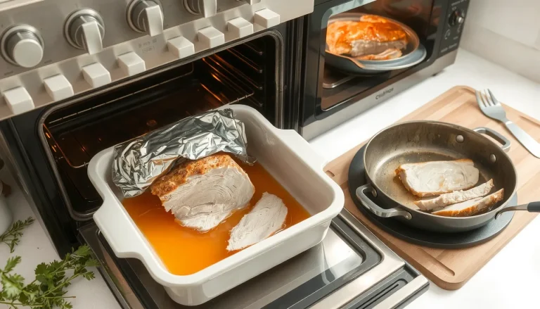 Comment réchauffer un rôti de porc : le guide anti-dessèchement (four, poêle, micro-ondes)