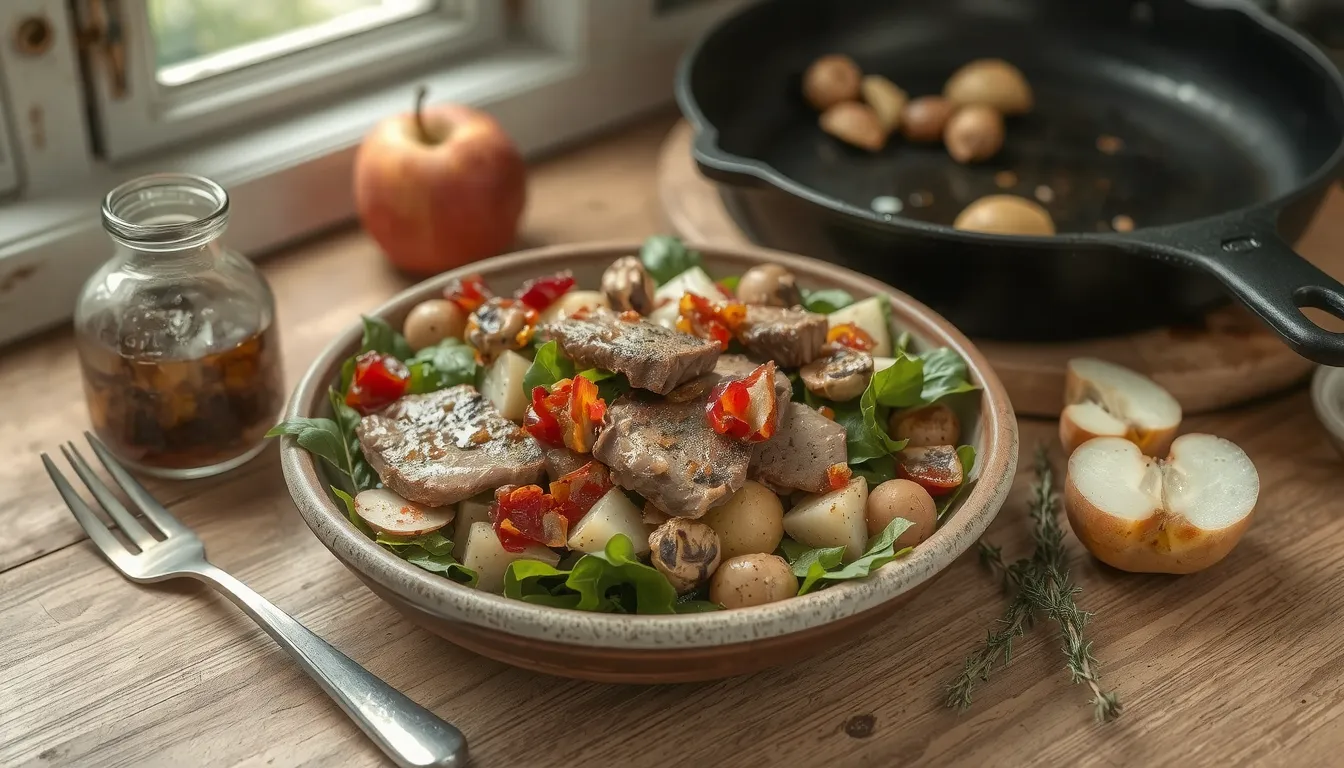 salade aux foies de volailles