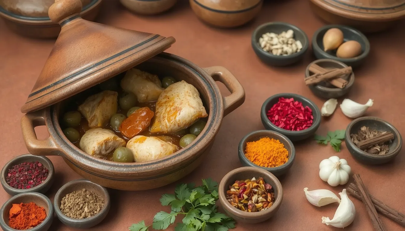 recette marocaine tajine poulet